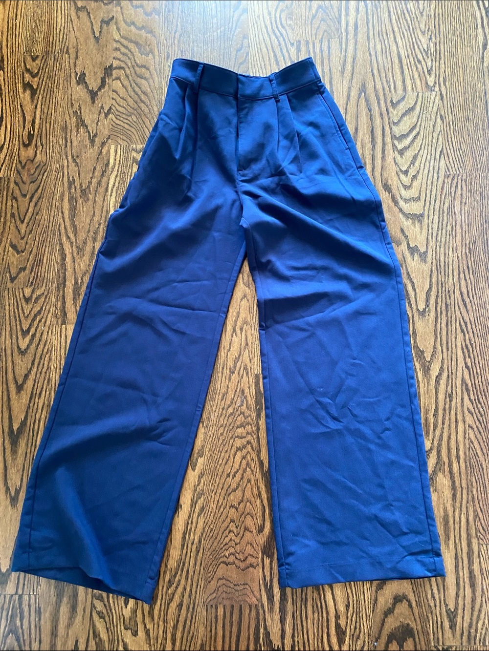 Abercrombie & Fitch Deep Navy Casual Trousers